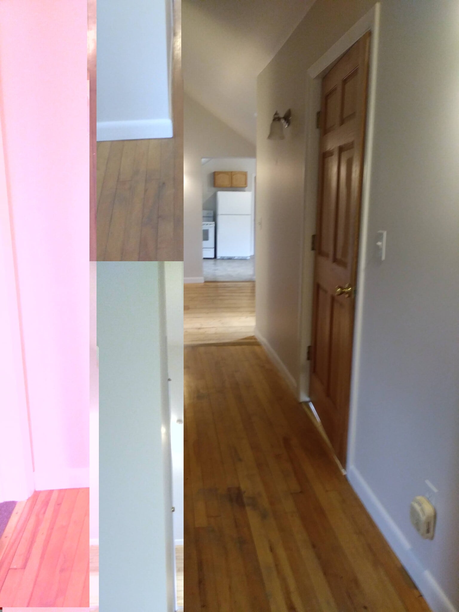 Hallway looking to kitchen from back bedrooms - 5342 Main Rd