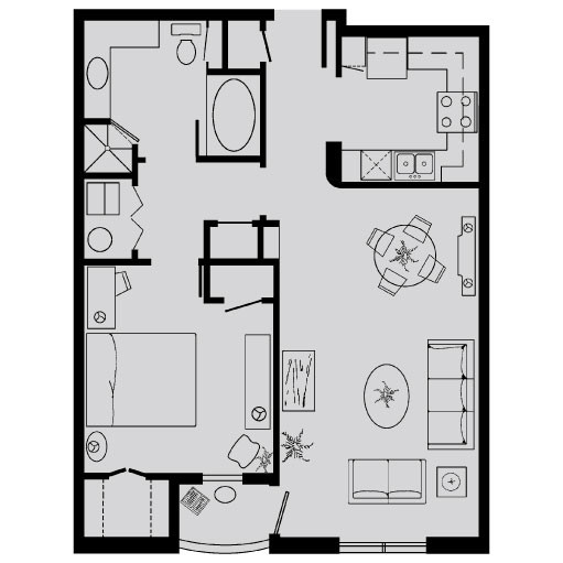 Floorplan - RidgeGate Apartments