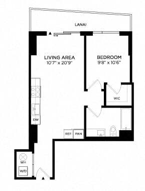 Floorplan - Lilia Waikiki