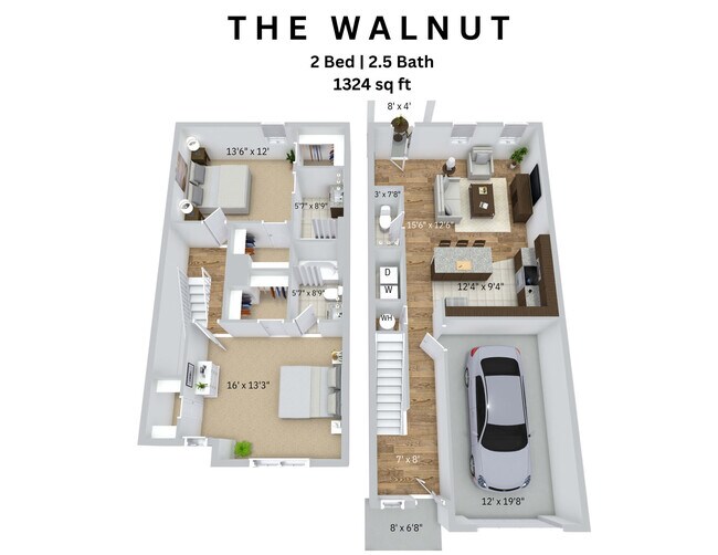 Floorplan - Sycamore Heights Townhome