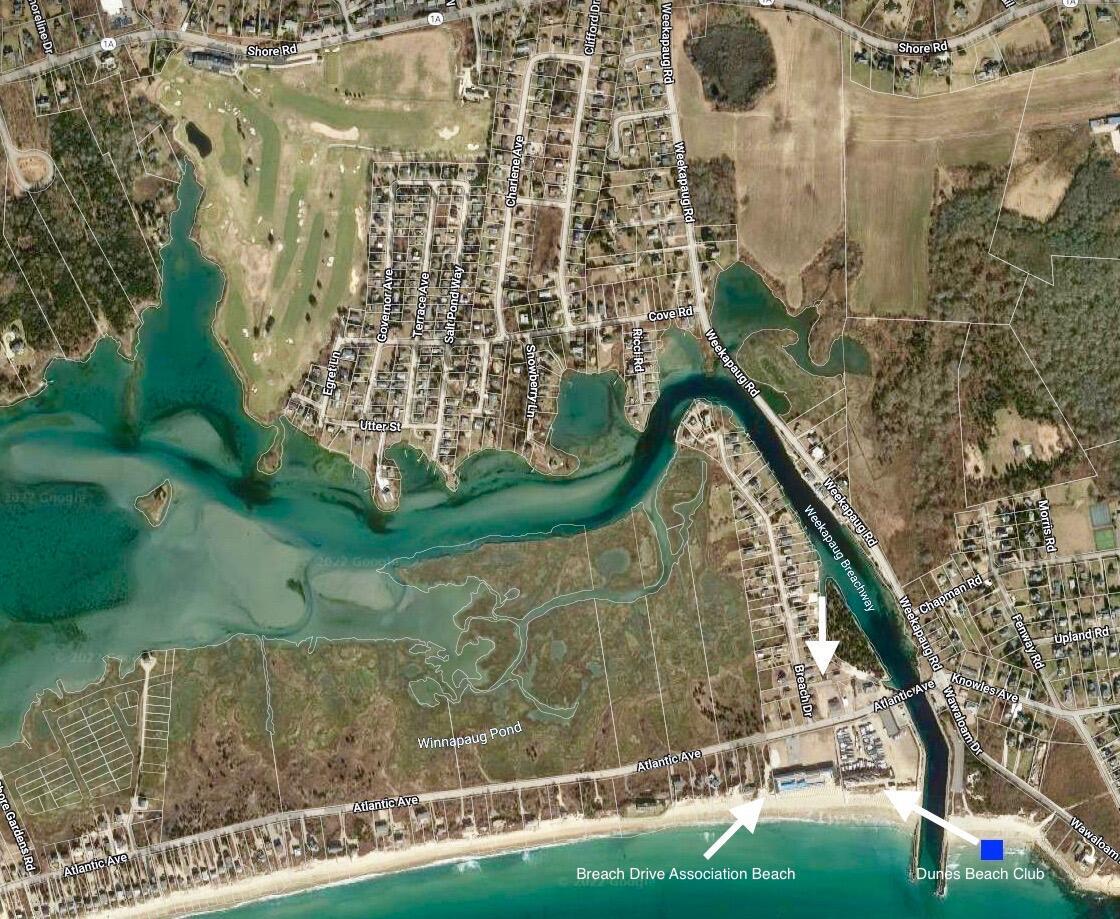 aerial distance to beach - 656 Atlantic Ave