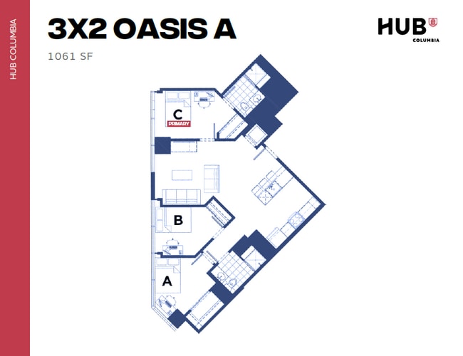 3x2 Oasis A - Hub Columbia