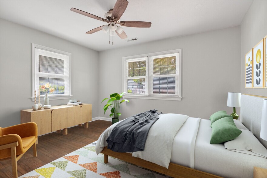 Virtually stage bedroom - 404 Roselynn Ln