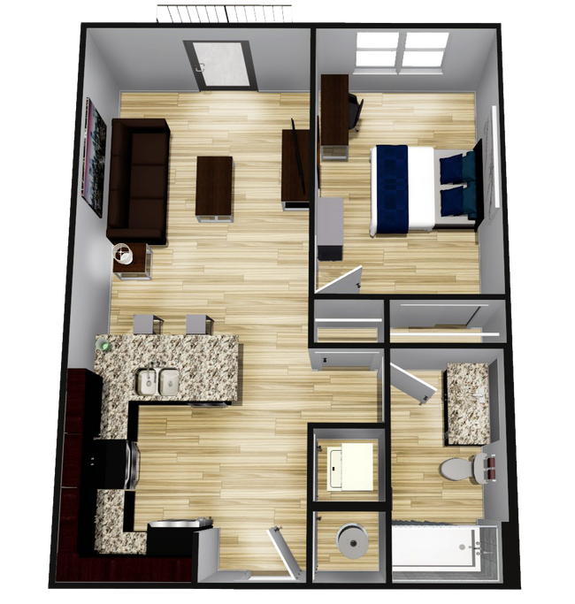 Floorplan - QUARTERS BLOOMINGTON