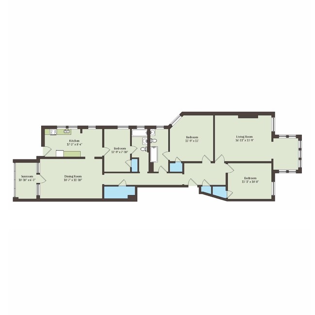 Floorplan - 5229 S. Drexel Avenue