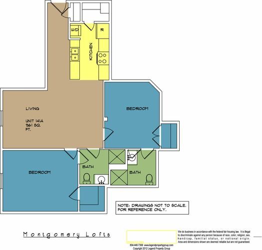 Floorplan - Montgomery Lofts on Main