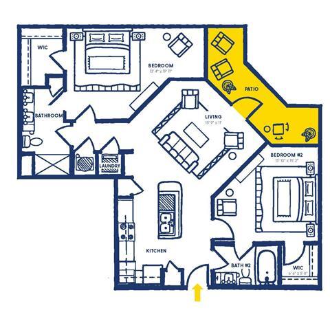 Floorplan - The Burnham Nashville