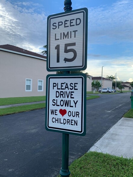 Speed bumps throughout to keep cars from speeding - 13801 SW 275th Ter