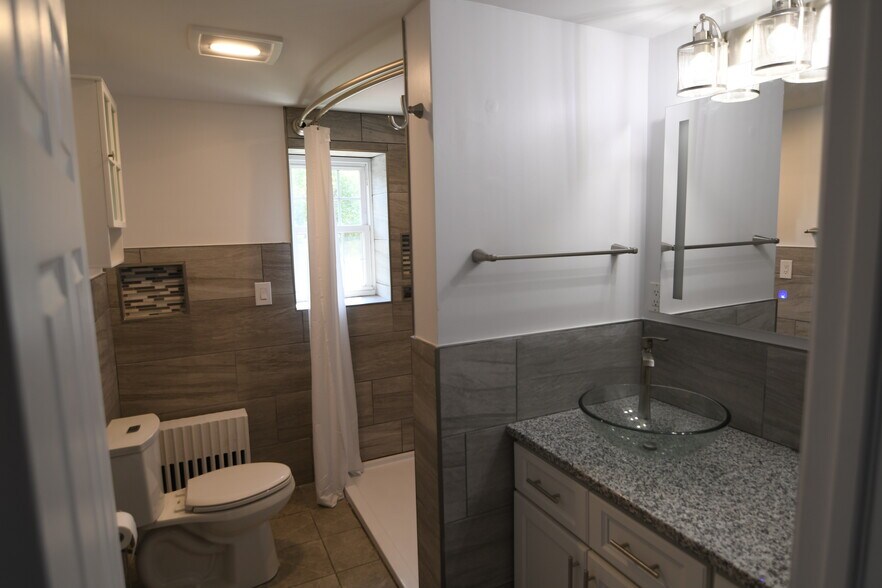 freshly renovated bathroom - 309 Old York Rd