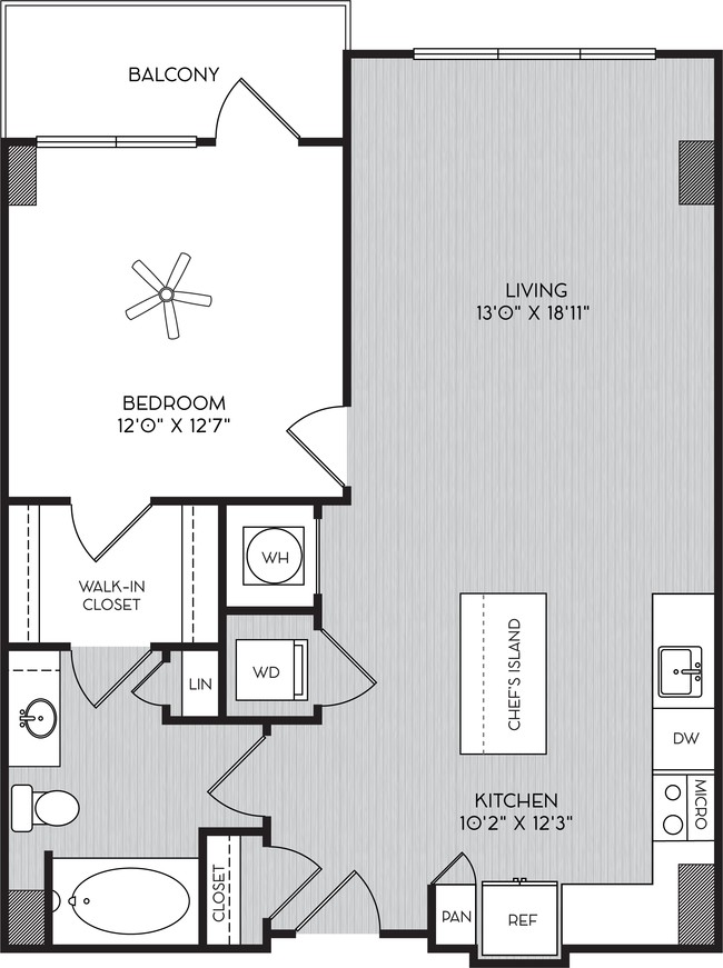 Floorplan - City View Vinings Apartments