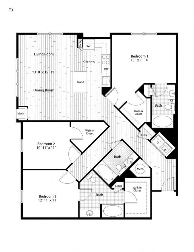 Floorplan - Rhode Island Row