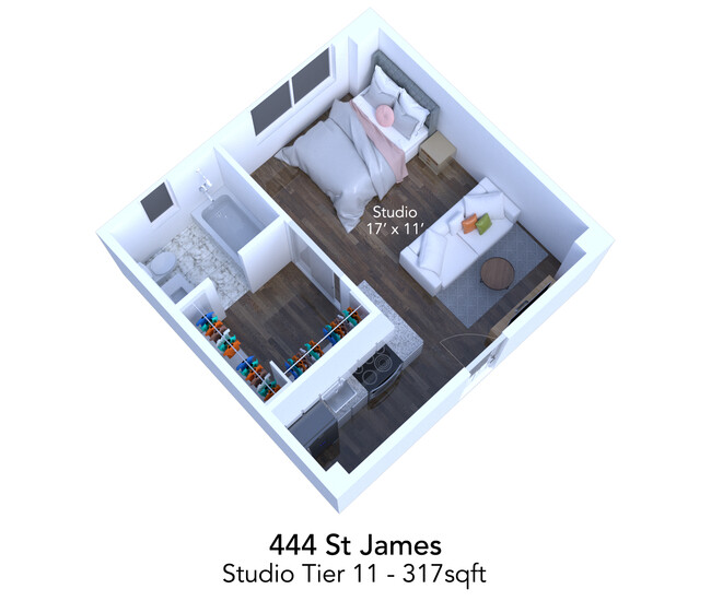 Floorplan - 444 W. St. James Pl.