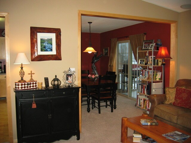 Living Room and Dining Room - 105 Elk Creek Drive #7