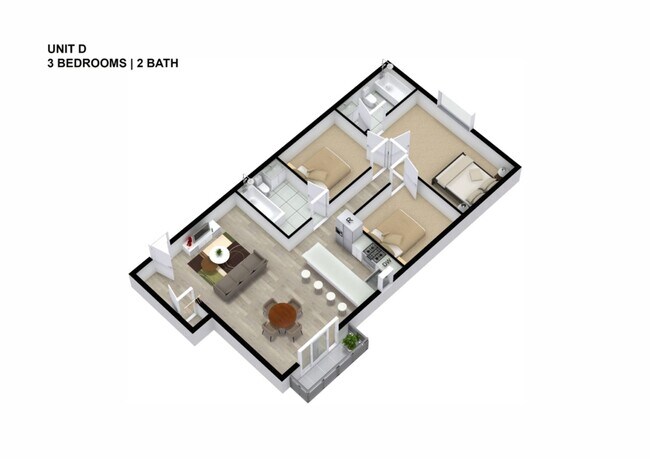 Building Photo - 3 Bed 2 Bath Apartment