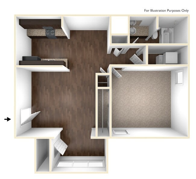 Floorplan - 300 Riverside Apartments