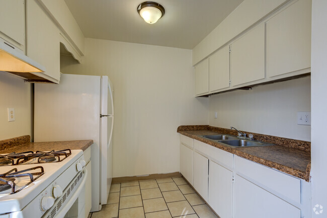 1BR-1BA-700SF - Kitchen - Rivershell Lansing Apartments