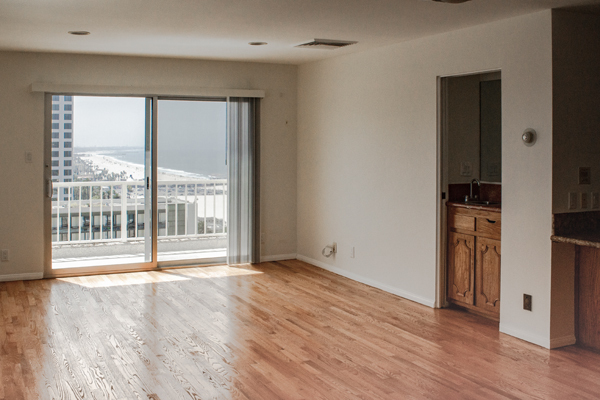 LIVING ROOM WITH WET BAR - 101 California Ave