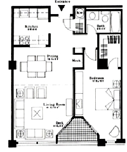 One Bedroom Unit - Atrium On Commonwealth