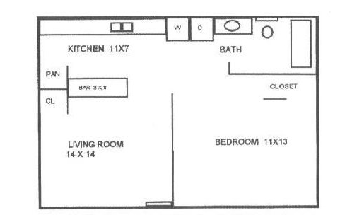 1BR/1BA - Lenox Woods