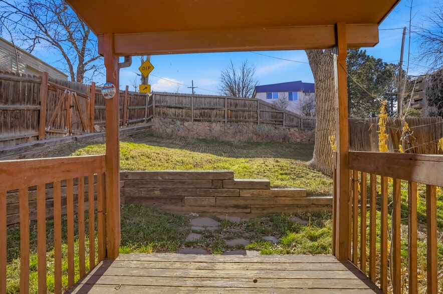 Fenced backyard - 256 W Jefferson Ave