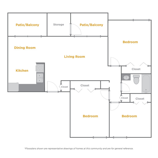 Floorplan - The Legacy at Druid Hills