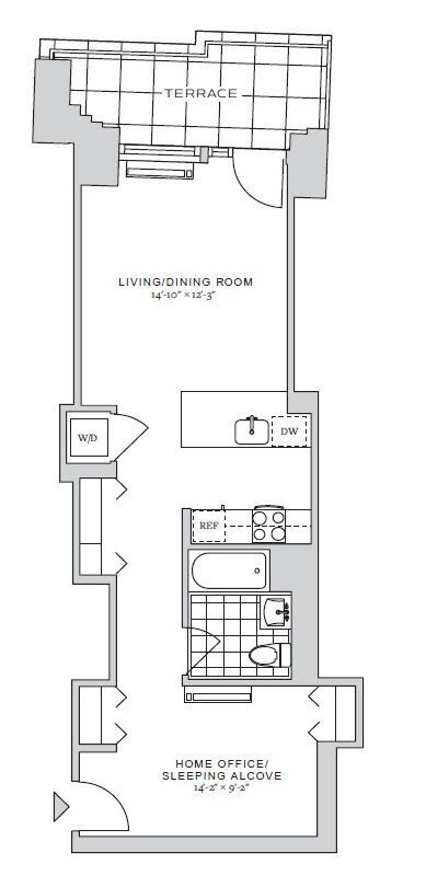 Floorplan - 70 Pine Apartments