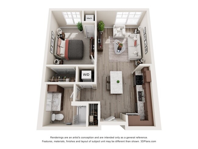 Floorplan - The Winslow 62+ Apartments