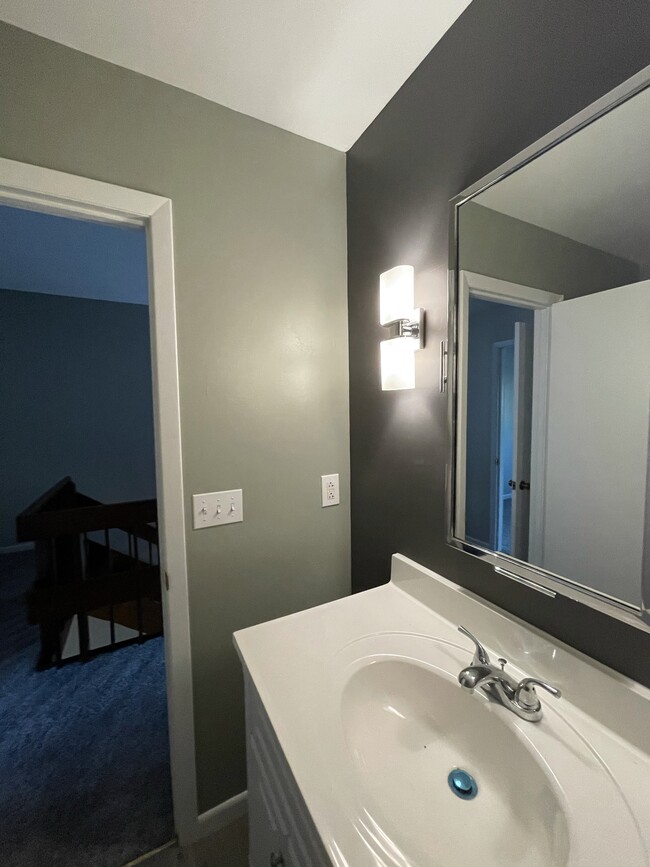 Bathroom view from stairs - 115 Beechnut St