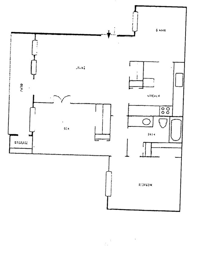 2 Bedroom - Bedford Creek Apartments