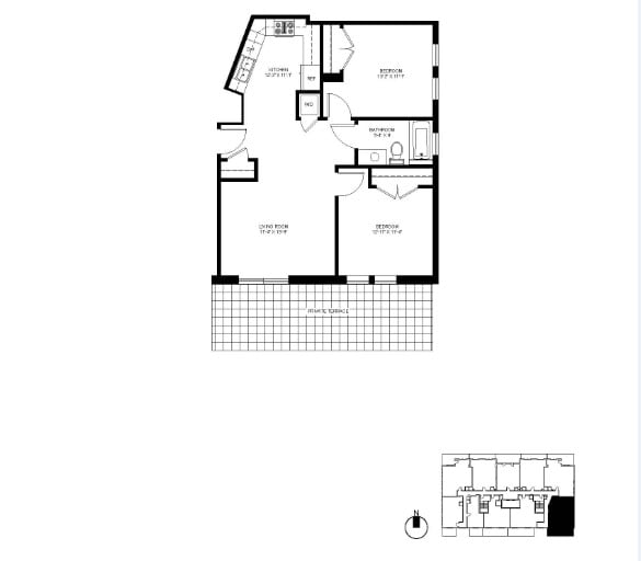 Floorplan - 1323 W Morse Ave