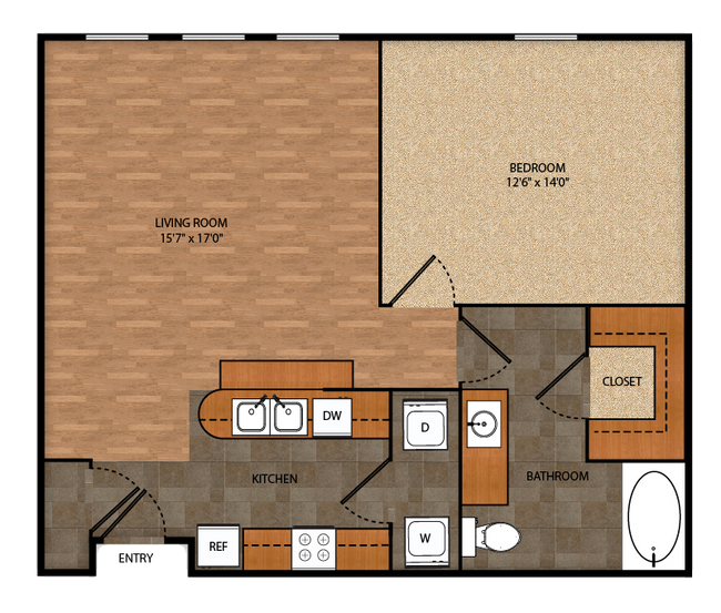 Floorplan - Bell Tower Flats