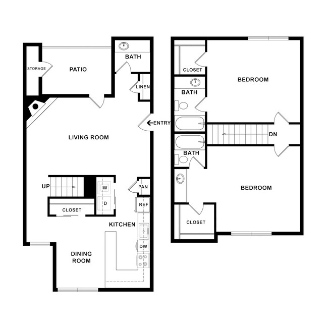 Floorplan - Prestonwood Apartments Homes