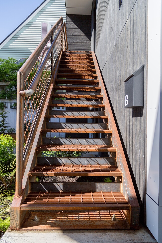 Stair to Unit A2 entrance - 636 North Prospect Street