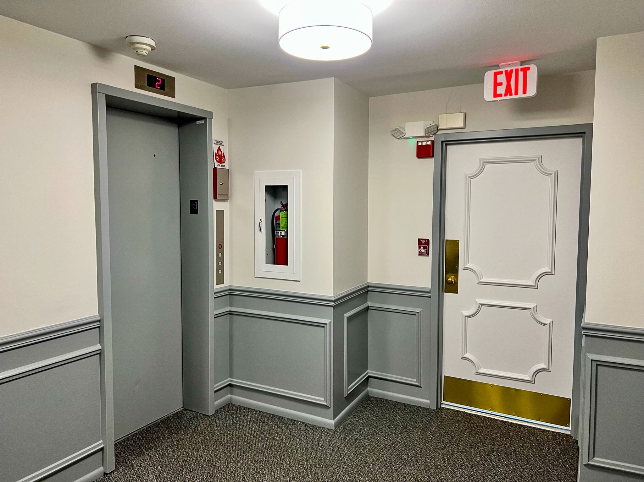 Elevator to garage - 1250 Park Ave W