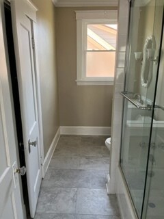 Full new bath/rain shower with linen closet - 1203 Inglenook Pl