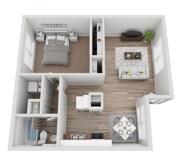 1 Bedroom 1 Bathroom - West Forty 9