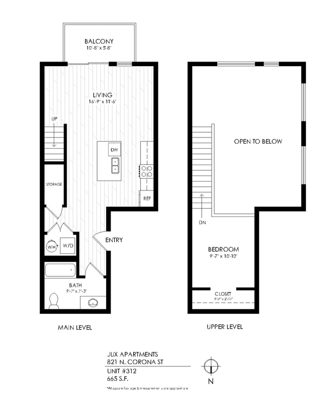Floorplan - Jux Apartments