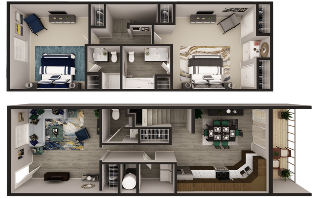 2 Bedroom 2.5 Bath TH Partially Accessible - Brentlinger Park