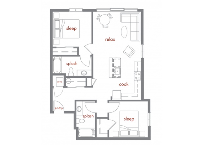 Floorplan - Tivalli Apartments