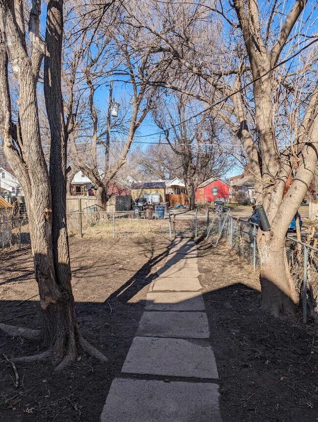 Backyard from back door - 830 Y St