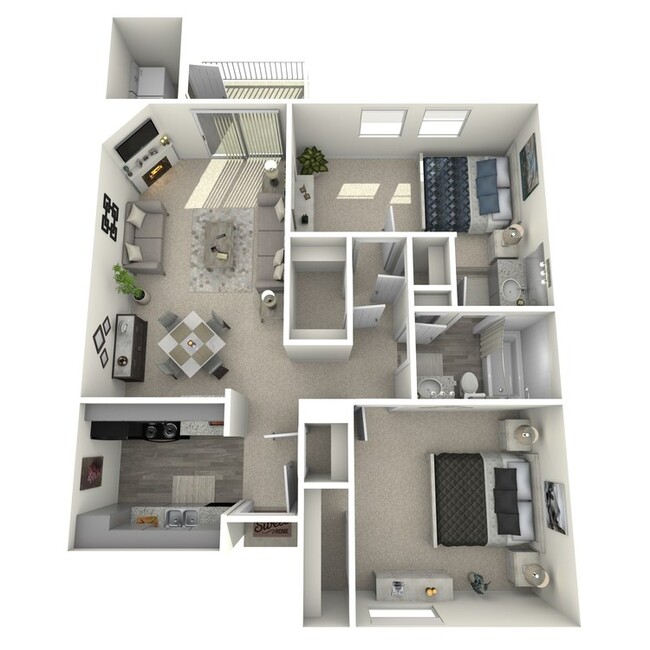 Floorplan - Water's Edge Apartments