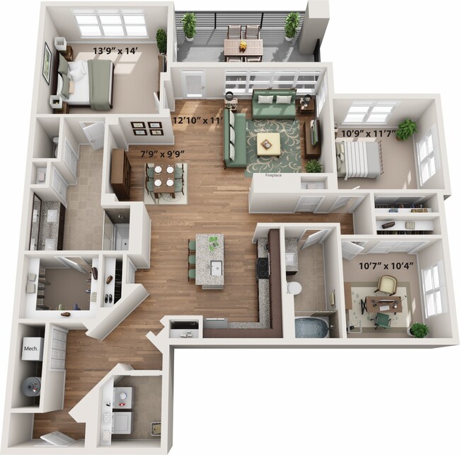 Floorplan - Amberley at Inverness