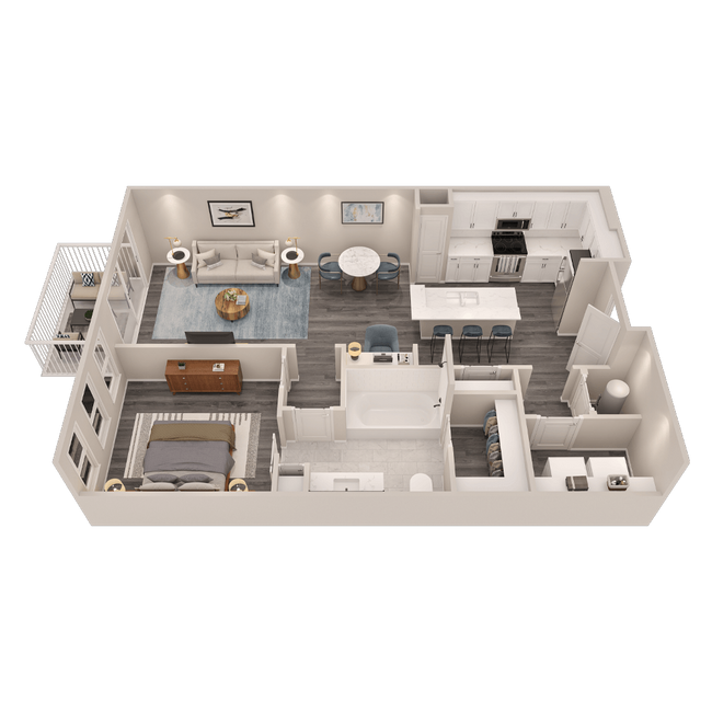 Floorplan - The Cunningham Apartments
