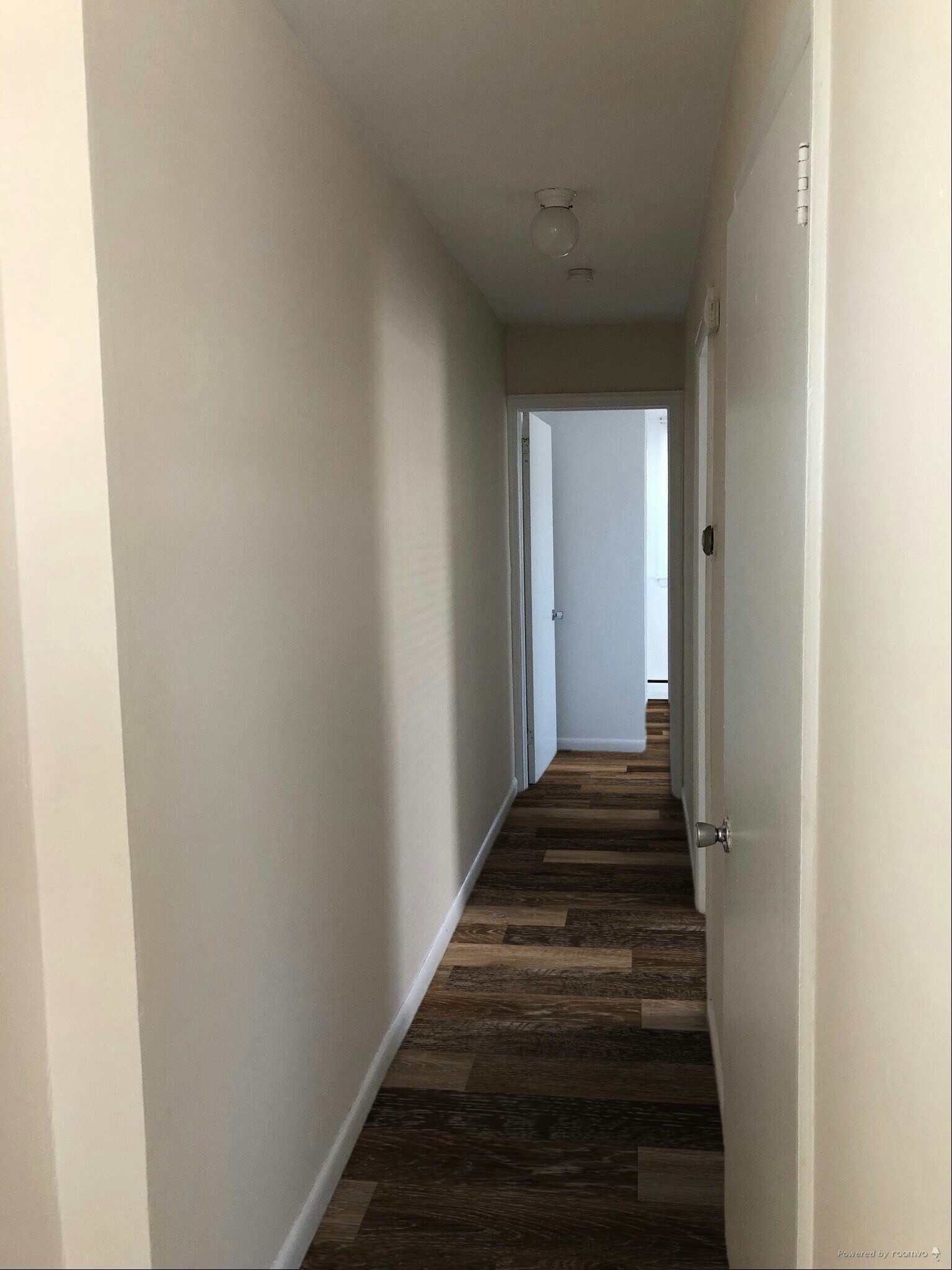 Hallway Showing Example of New LVP Flooring. (Photo of downstairs unit with same layout) - 109 W Brigantine Ave