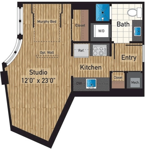 Floorplan - 425 Mass