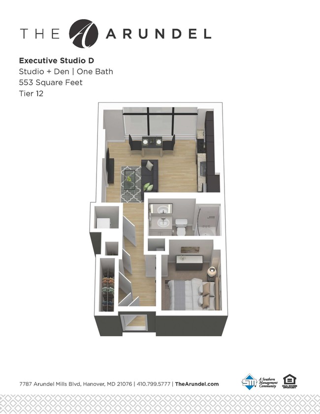 Floorplan - The Residences at Arundel Preserve