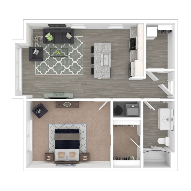 Floorplan - Lofts at 128