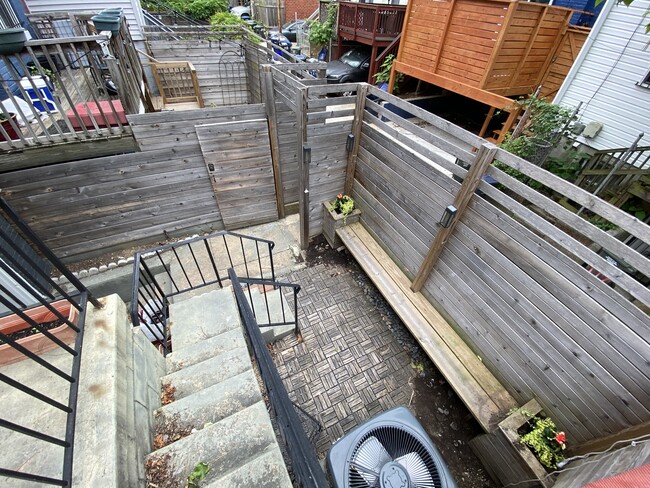 Back patio shared space - 778 Hobart Pl NW