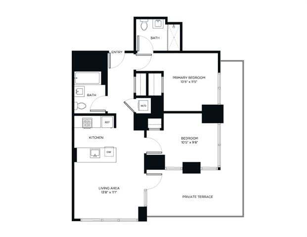 Floorplan - Third at Bankside