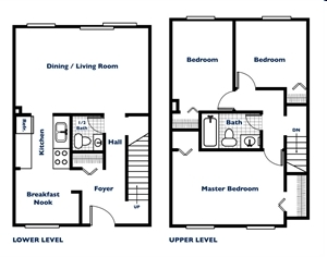 3BR/1.5BA - Lincolnshire Village Apartments